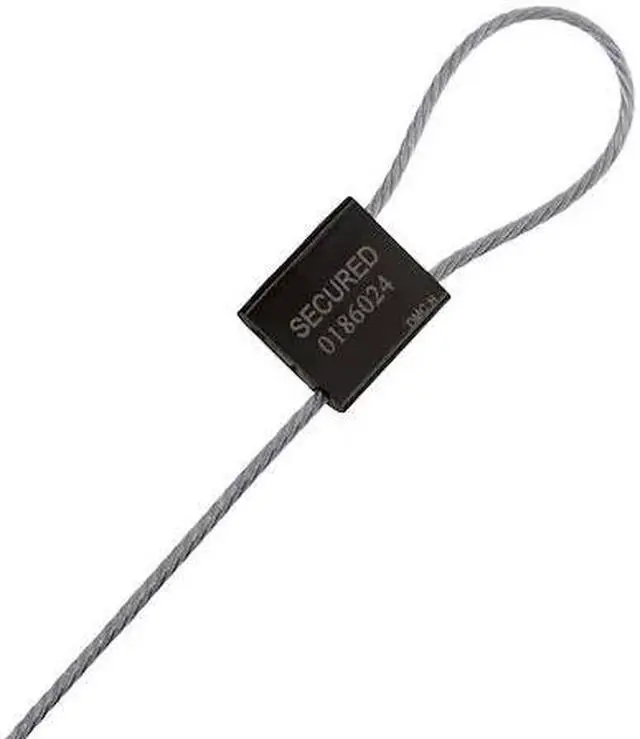 Main image of PARTNERS BRAND SE1060B Cable Seals, 1/8" x 12", Black, PK50