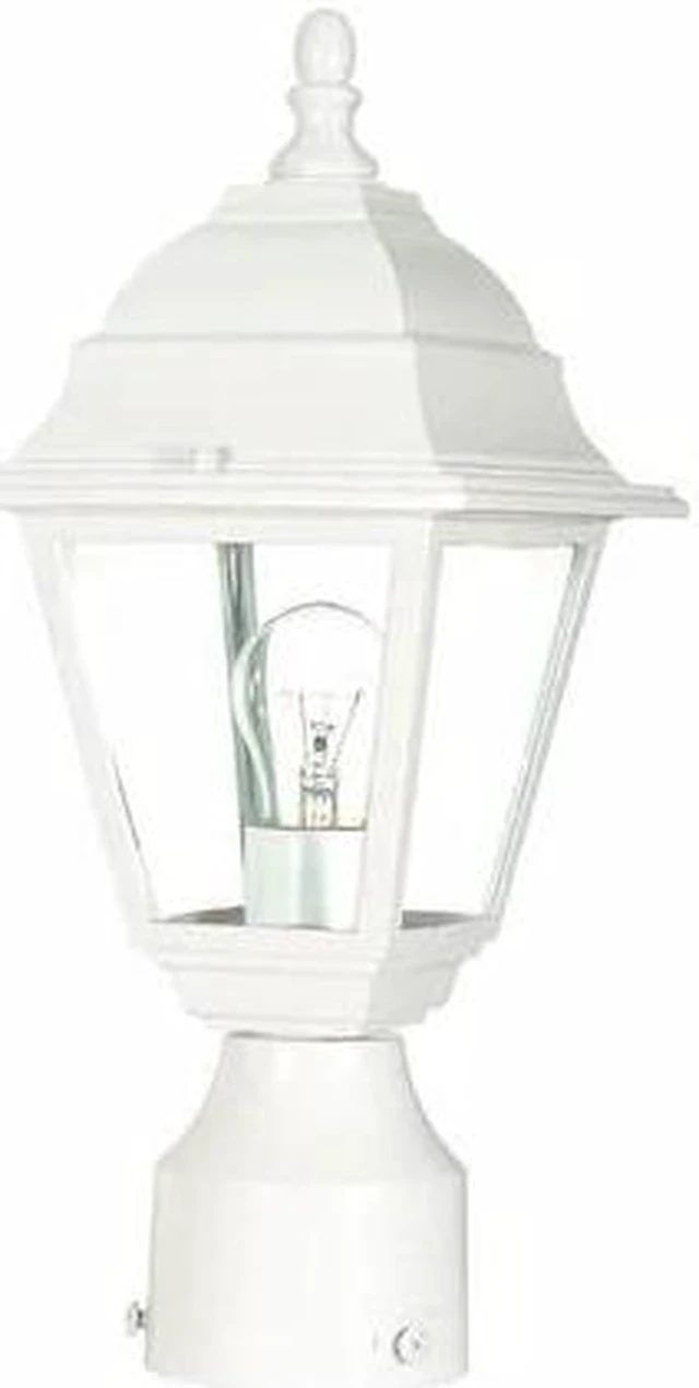 Main image of NUVO 60-546 Briton 1-Light 14 in. Post Lantern with Clear Glass