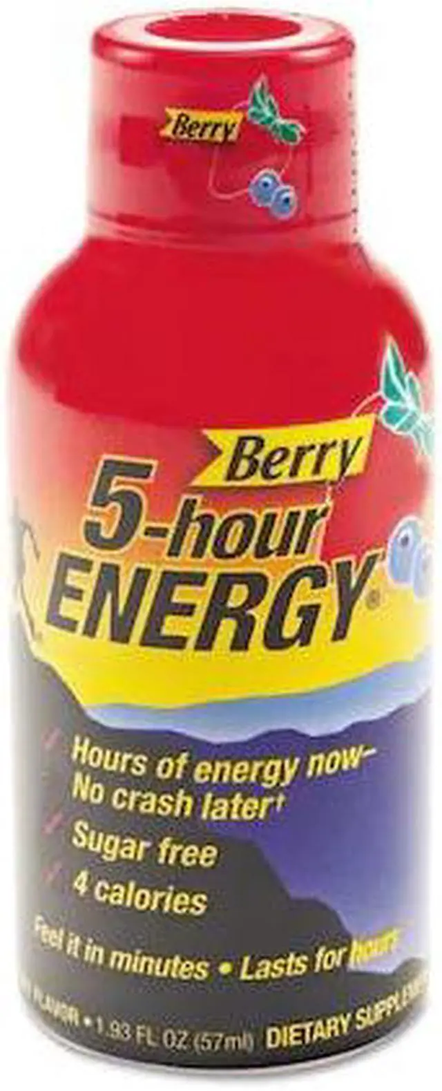 Alt view image 9 of 11 - 5 Hour Energy Energy Drink Berry 1.93oz Bottle 12/Pack SN500181