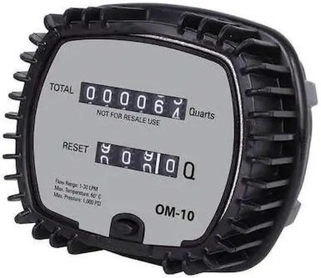 Alt view image 3 of 3 - WESTWARD 15F216 Mechanical Oil Meter, 0.30 to 8 GPM