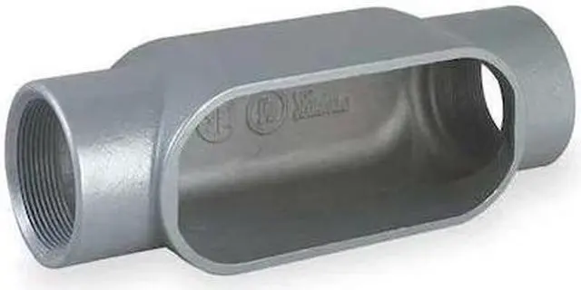 Alt view image 3 of 3 - Hubbell Killark Conduit Outlet Body,Iron,1-1/2 In. HAWA C57