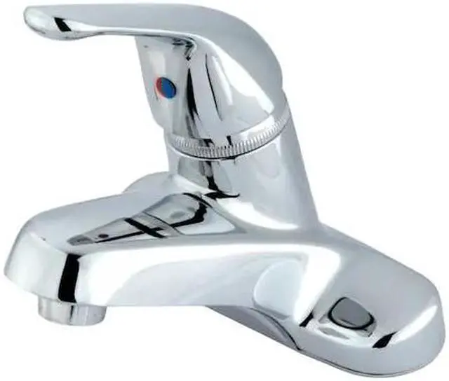 Alt view image 2 of 2 - Kingston Brass KB541G Single Handle 4 in. Centerset Lavatory Faucet with Grid Strainer
