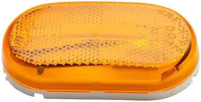 Main image of GROTE 46713 Marker Lamp,Oval With Reflector,Yellow