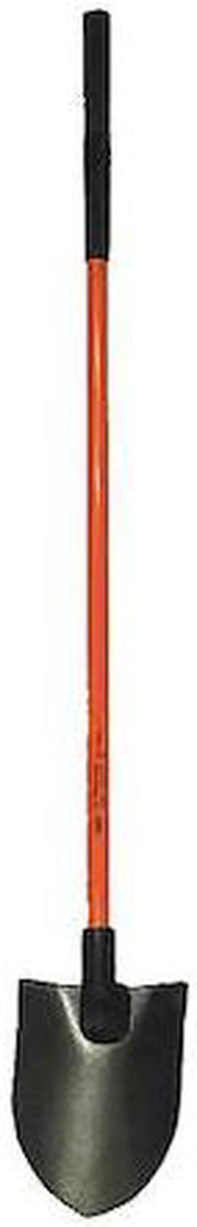 Alt view image 2 of 2 - NUPLA 6894320 Round Point Non-Conductive Shovel, 14 ga Steel Blade, Standard