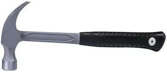 Main image of WESTWARD 6DWG2 Curved-Claw Hammer,Steel,Smooth,20 Oz