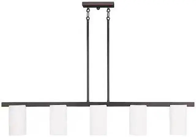Alt view image 4 of 4 - Livex Lighting Astoria Chandelier in Olde Bronze - 1327-67