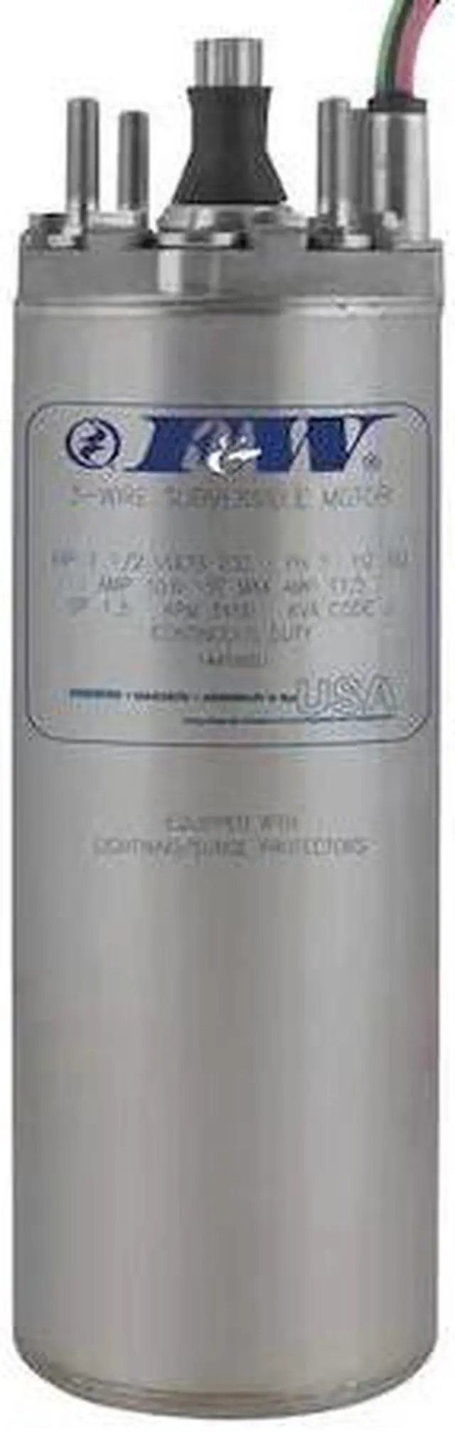 Main image of FLINT & WALLING 137412 Deep Well Submersible Pump Motor,1/2 HP