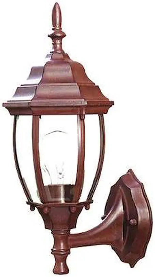 Main image of ACCLAIM LIGHTING 5011BW Wall Light,Burled Walnut,1-Light