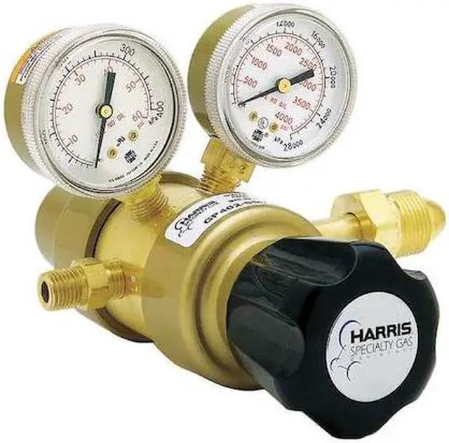 Alt view image 4 of 4 - HARRIS KH1118 Specialty Gas Regulator, Industrial Air, Two Stage, 0.965"-14