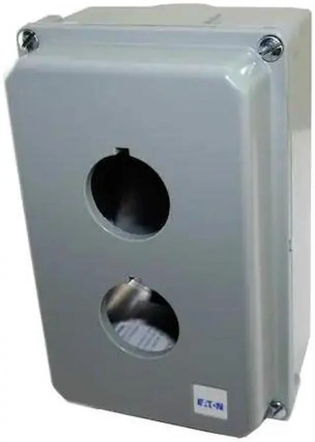 Main image of EATON E34N12 Pushbutton Enclosure,3.00 in D,5.88 in H