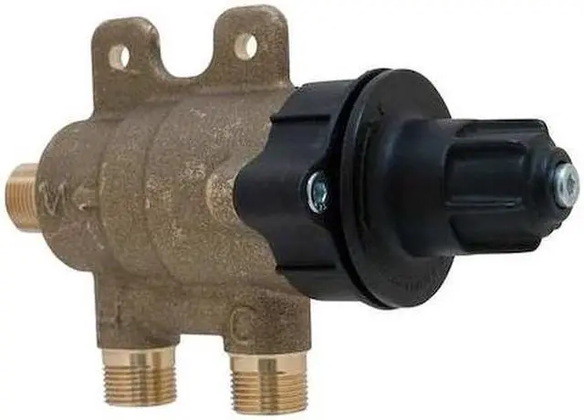 Alt view image 2 of 2 - CHICAGO FAUCETS 131-ABNF Tempering Valve, 3/8 In Compression, Brass