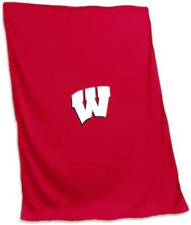 Alt view image 2 of 2 - Logo Brands 244-74 Wisconsin Sweatshirt Blanket