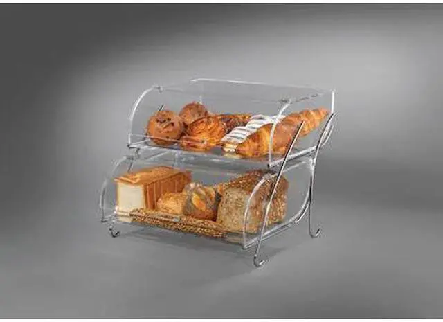 Alt view image 2 of 2 - Rosseto Serving Solutions BAK2937 2-Shelf Bakery Display Case, Clear