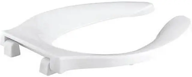 Main image of KOHLER K-4731-C-0 Toilet Seat Without Cover, Check Hinge, Elongated, White