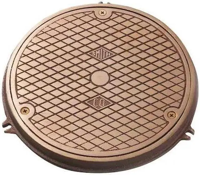 Main image of JAY R. SMITH MFG. CO 4810-08PB 8" Pipe Dia. Nickel Bronze Floor Cleanout