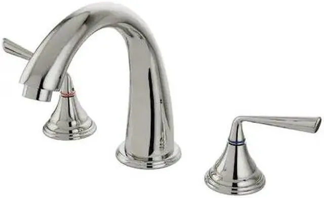 Alt view image 2 of 2 - Kingston Brass KS5368ZL Silver Sage Two Handle Roman Tub Filler