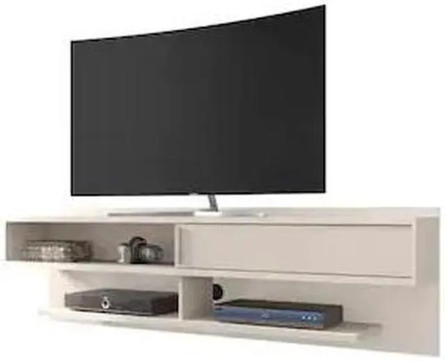Alt view image 7 of 14 - Astor 70.86 Floating Entertainment Center in Off White