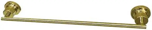 Alt view image 3 of 4 - Kingston Brass BAH8212PB Concord 18 in. Single Towel Bar, Polished Brass