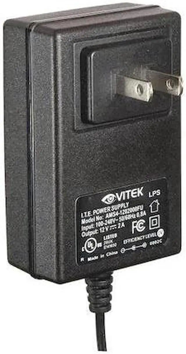 Alt view image 3 of 3 - VITEK VT-12VDC-2000S Power Supply,Output 12VDC,VA Rating 24