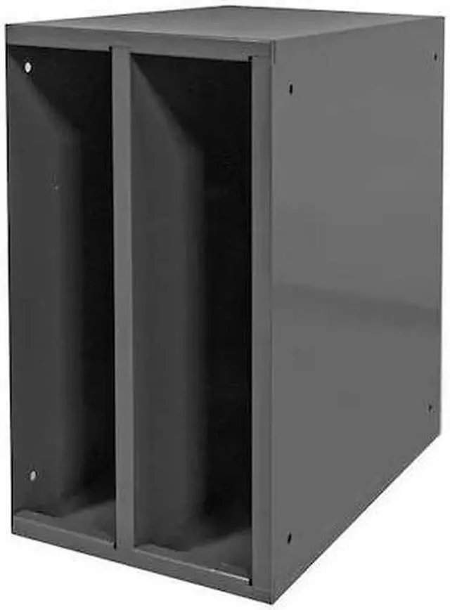 Alt view image 2 of 2 - Industrial Storage Cabinet, Gray, 24" H X 13-3/4" W X 24-1/4" D, Assembled
