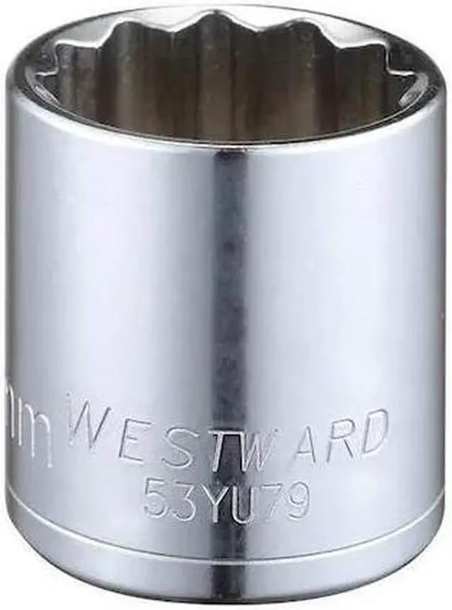 Main image of WESTWARD 53YU79 WESTWARD 1/2 in Drive, 28mm Triple Square Metric Socket, 12
