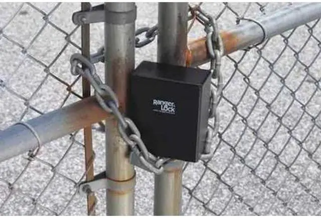 Alt view image 4 of 5 - Chain Lock Guard with Lock