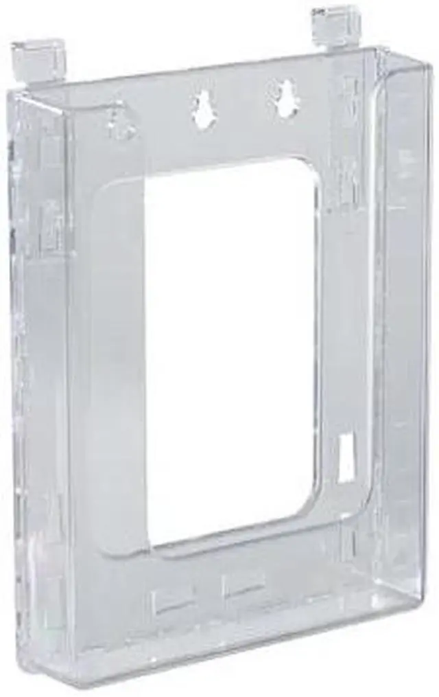 Alt view image 2 of 5 - Azar Displays Hanging Brochure Holder 7.87" x 6.25" Clear Styrene 10/Pack (252341)