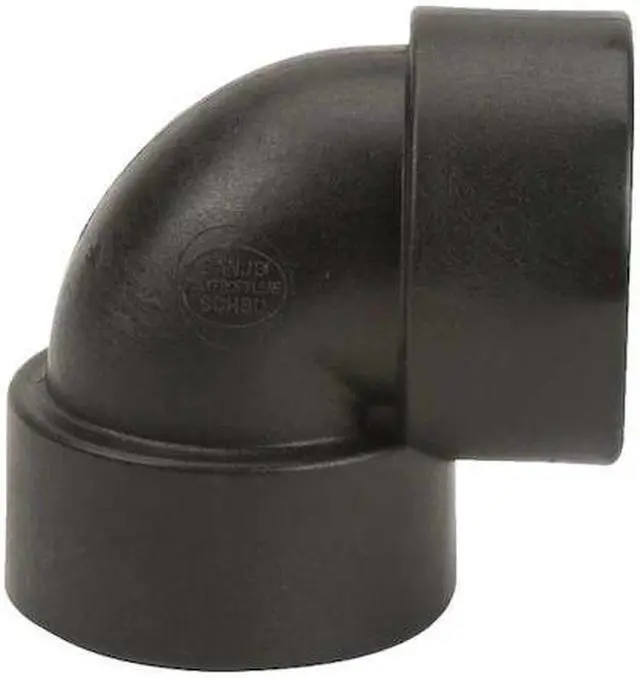 Alt view image 3 of 3 - ZORO SELECT EL200-90 90 Degree Elbow, Polypropylene, 2", Schedule 80, 300 psi