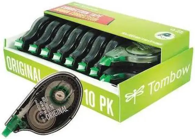 Main image of Tombow MONO Correction Tape 1/6" x 394" White Tape 10/Pack 68720