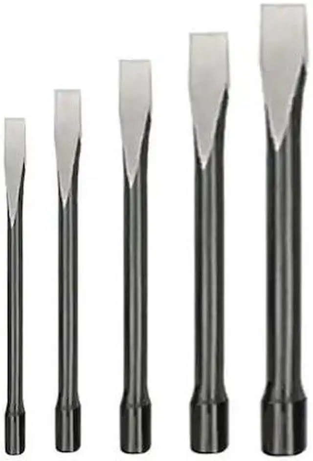 Alt view image 3 of 3 - WESTWARD 2AJL5 Cold Chisel Set, 3/8 To 7/8 in, Steel 5 Piece