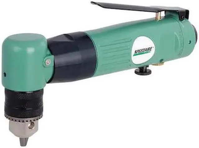 Main image of SPEEDAIRE 21AA79 Air Drill, Keyed, 3/8 In, 1500 RPM