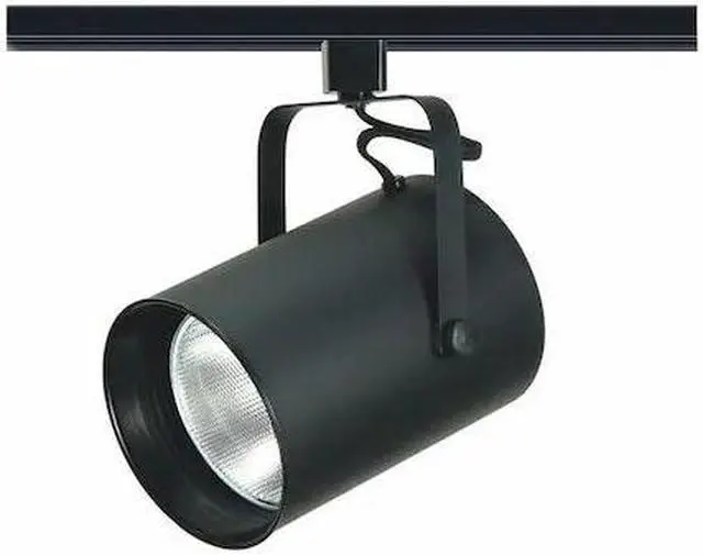 Main image of NUVO TH284 1-Light, R40, Track Head, Straight Cylinder, Black Finish