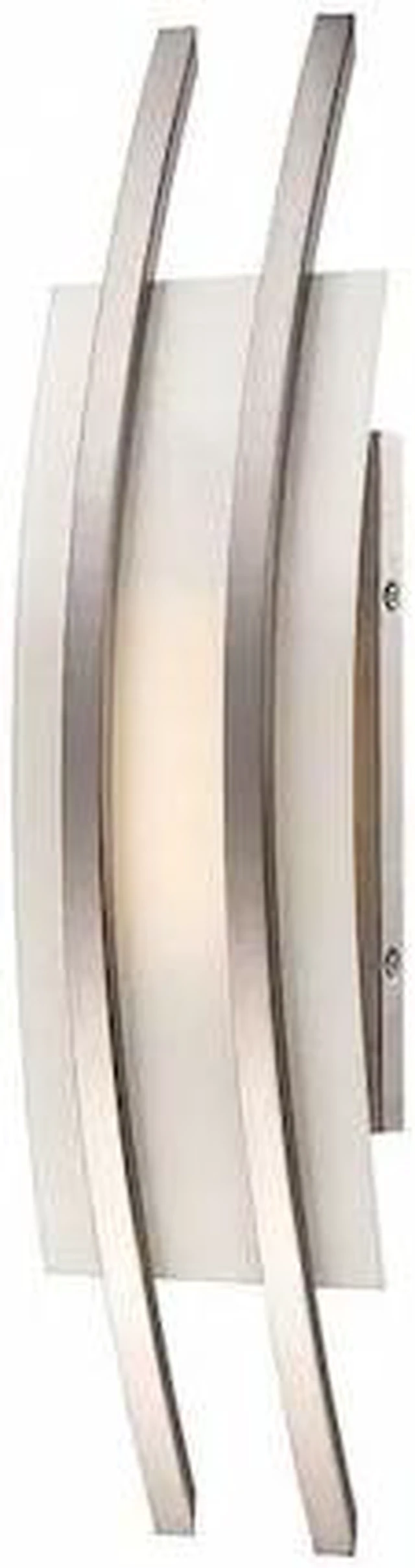 Alt view image 2 of 2 - Nuvo Lighting 62/102 Trax LED One Light Wall Sconce 4.8 Watt 285 Lumens Soft White 2700K KolourOne Technology Frosted Glass Brushed Nickel Fixture