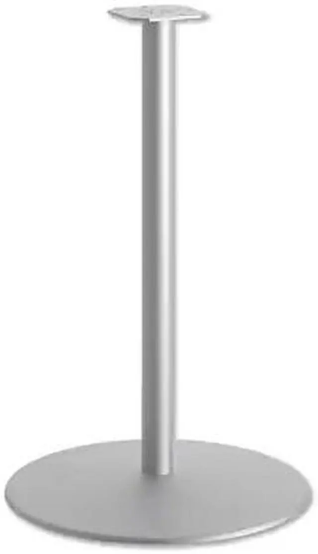 Main image of HON HBTTD42 Between Table Disc Base f/ 42" Tabletop, Black Round, Nickel Base - 40.79" Height