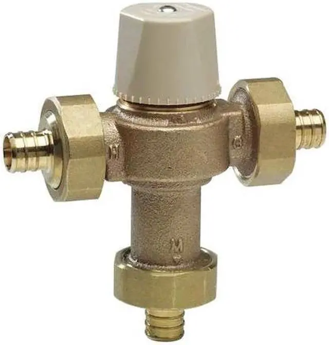 Alt view image 2 of 2 - WATTS 1/2 LF MMV-PEX Mixing Valve,Brass,20 gpm At 125 psi