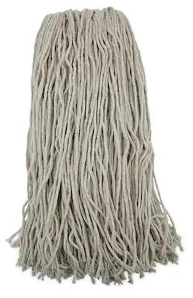 Alt view image 4 of 14 - Boardwalk Mop Head Premium Standard Head Cotton Fiber 32oz White 12/Carton 232C