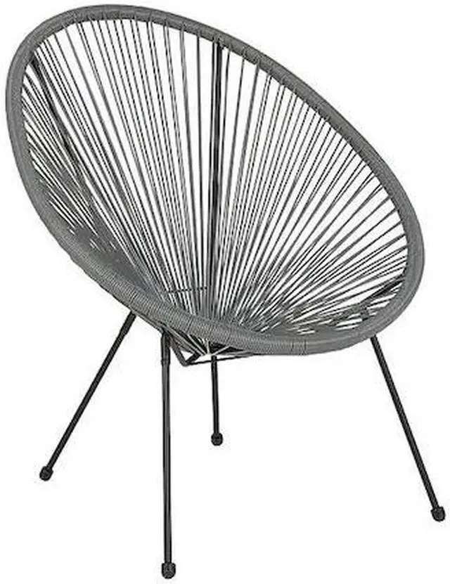 Main image of Valencia Oval Comfort Series Take Ten Grey Rattan Lounge Chair