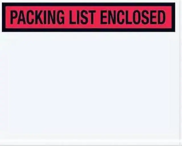 Main image of TAPE LOGIC PL451 Tape Logic "Packing List Enclosed" Envelopes, 4 1/2" x 6",