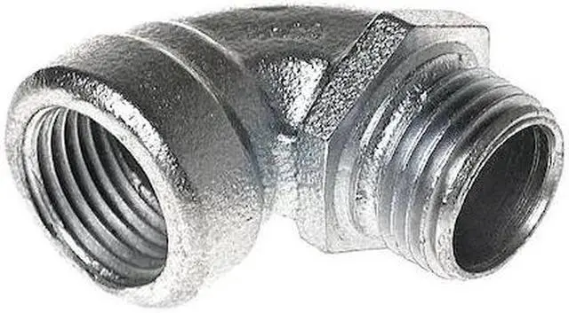 Alt view image 2 of 2 - Raco 3/4" Threaded IMC, Rigid Elbow 90 Degree, 2-7/64" Overall Length  1723