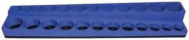 Alt view image 2 of 4 - Tool Organizer, Sockets, 3/8 Dr, Blue, Mag.