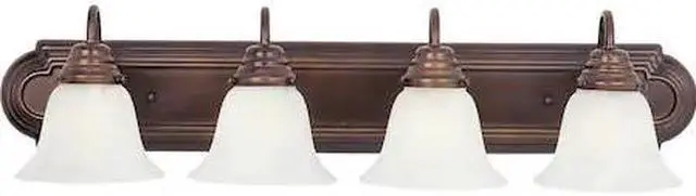 Main image of MAXIM LIGHTING 8014MROI Essentials 4-Light 30" Wide Oil Rubbed Bronze Vanity