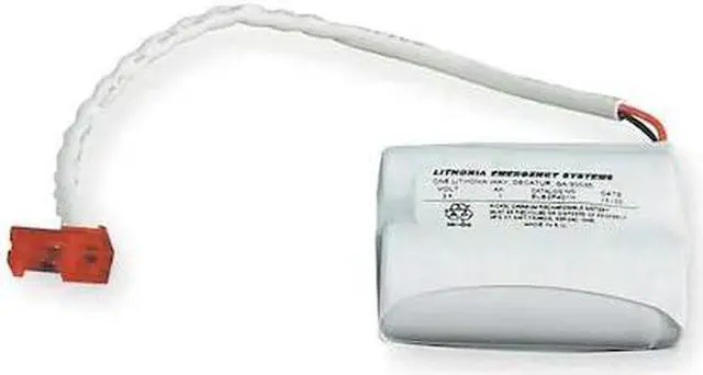 Alt view image 2 of 2 - LITHONIA LIGHTING ELB 2P401N Battery,Nickel Cadmium,2.4V,1A/HR.