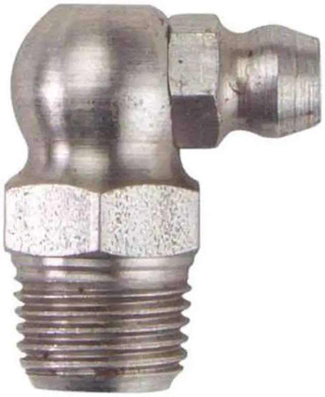 Main image of WESTWARD 52PA05 Grease Fitting,90 Deg.,SS,27/32" L,PK10