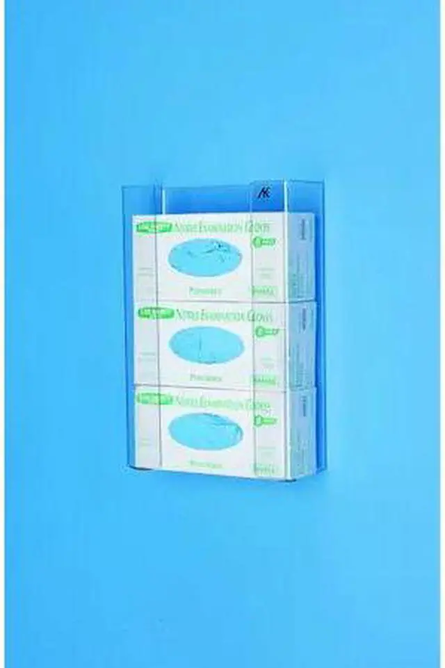 Main image of ZORO SELECT 3RZT1 Glove Dispenser, PETG, Holds (3) Boxes ,Clear ,16.25 X 10.75