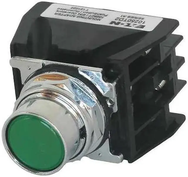 Alt view image 2 of 2 - EATON 10250T706G Hazardous Location Push Button with Contacts, 30 mm, 1 NC, 1