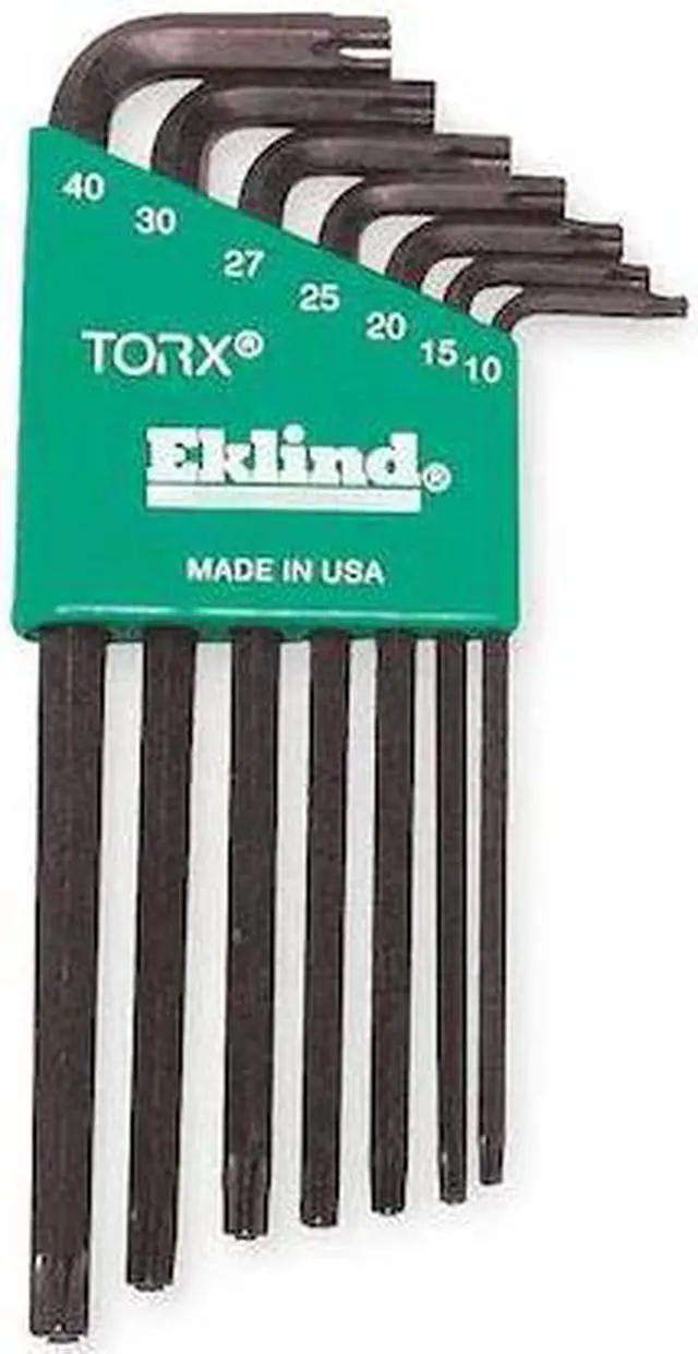Alt view image 3 of 3 - Tamper Resistant Torx Key Set, T10 - T40