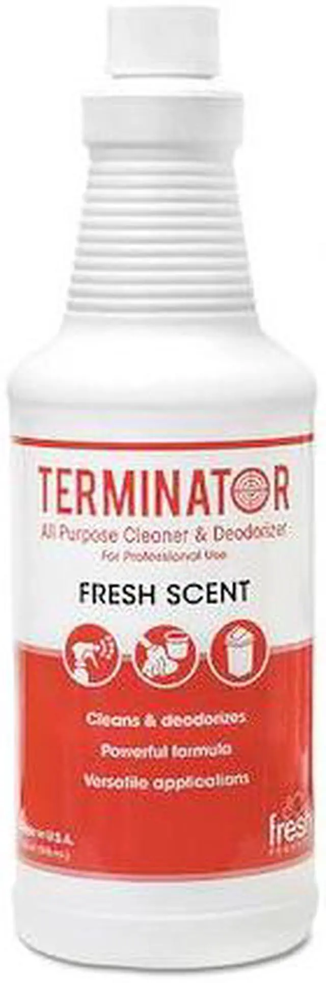 Alt view image 5 of 8 - Fresh Products 1232TNCT Terminator Deodorizer All-Purpose Cleaner, 32oz Bottles, 12/Carton, 1 Carton