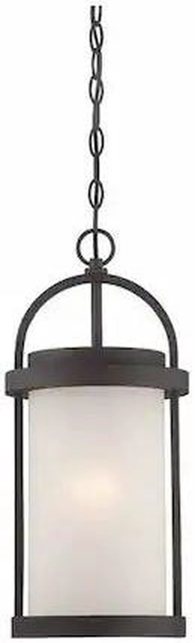 Main image of NUVO 62-655 Willis LED Outdoor Hanging with Antique White Glass