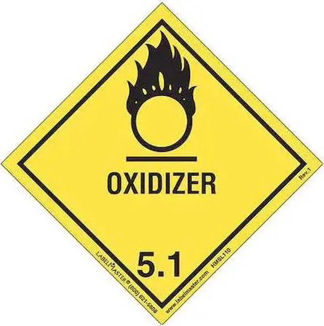 Main image of LABELMASTER HMSL110S Oxi Label,Worded,PVC Free,PK25