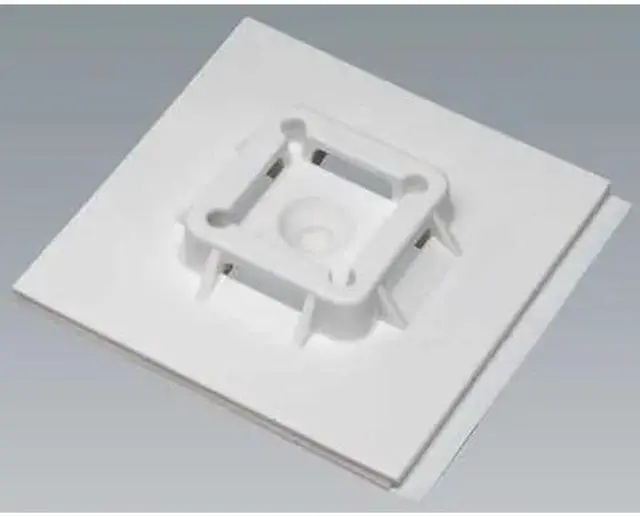 Alt view image 2 of 3 - PANDUIT SGABM50-A-L Cable Tie Mounting Base, Nylon 6/6, White, 1.5 in L